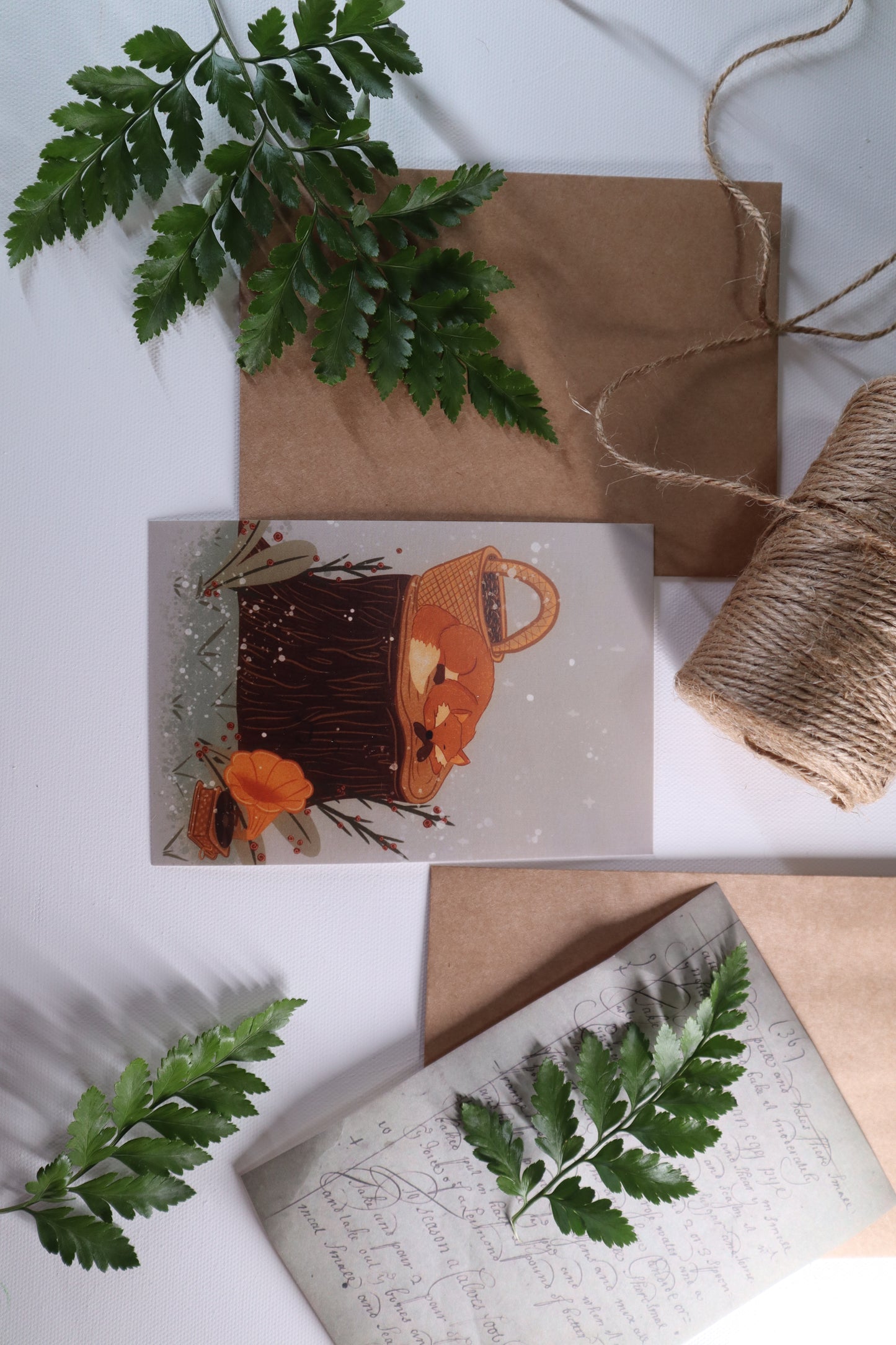 A Harmonious Nap Post card