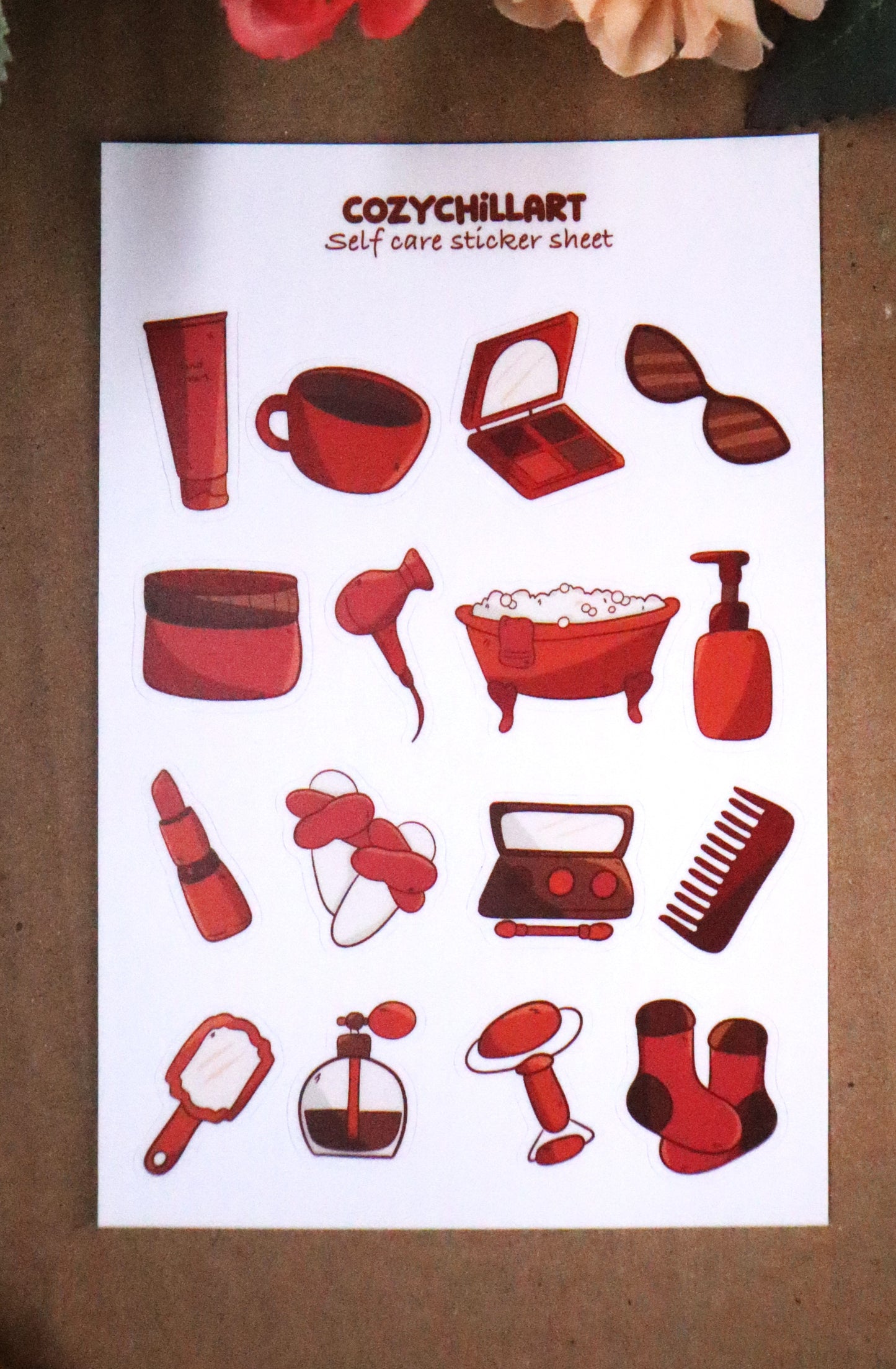 self care sticker sheet