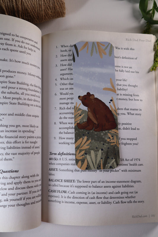 Dazing bear bookmark