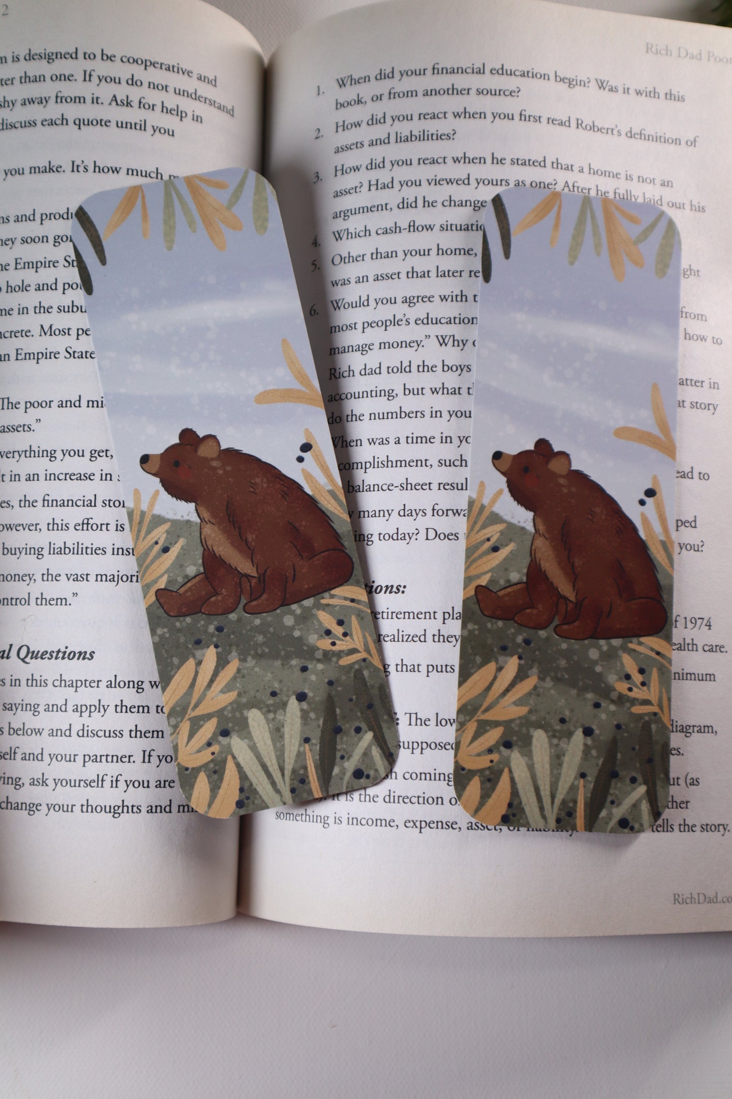 Dazing bear bookmark