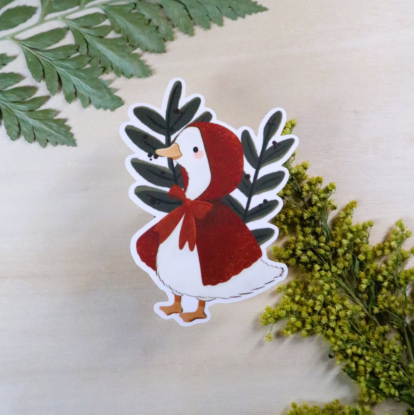 Little Red Duckling Sticker