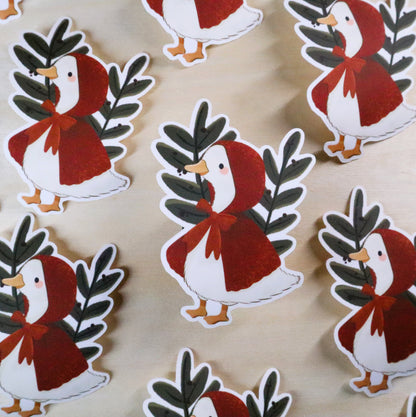 Little Red Duckling Sticker