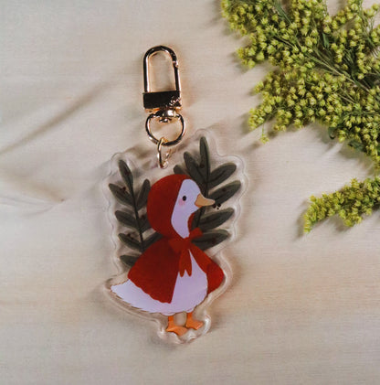 Little Red Duckling keychain